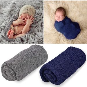 Newborn gauze swaddle wraps for photo shoot